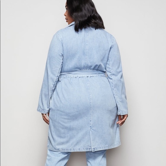 Good American Denim Trench Coat (Size 5) BRAND NEW - Picture 6 of 6